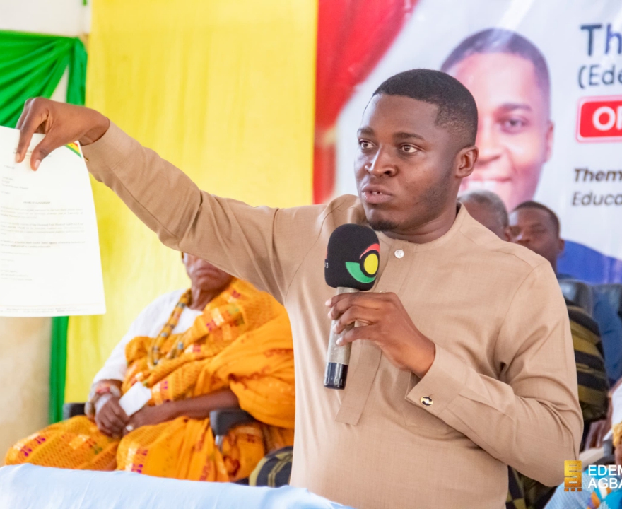 Edem Agbana commits 50% of his monthly salary to fund scholarship