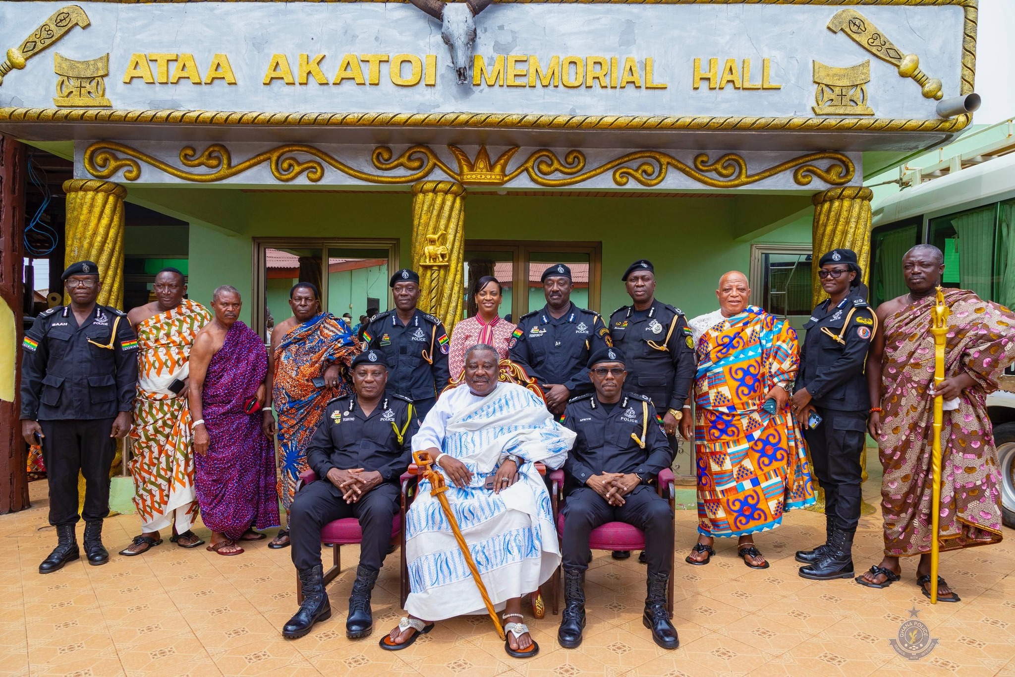 IGP Christian Tetteh Yohuno joined forces with Traditional rulers to enhance community safety