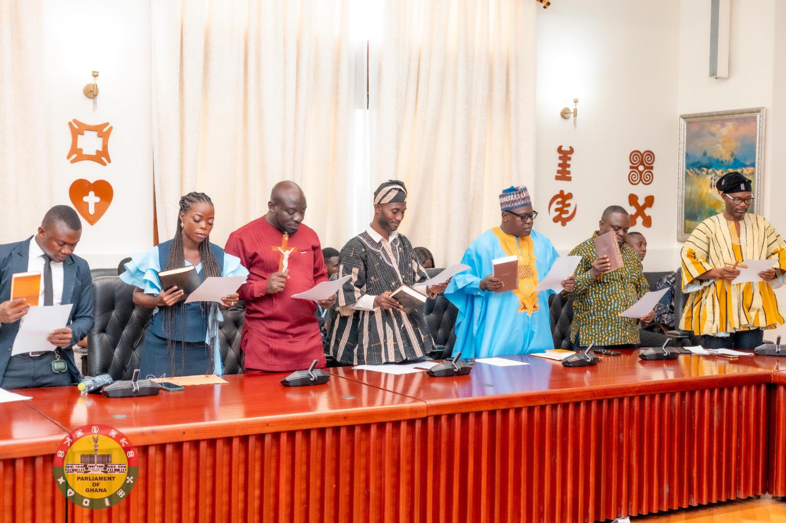 Speaker of Parliament Swears-In New Executives of Parliamentary Press Corps