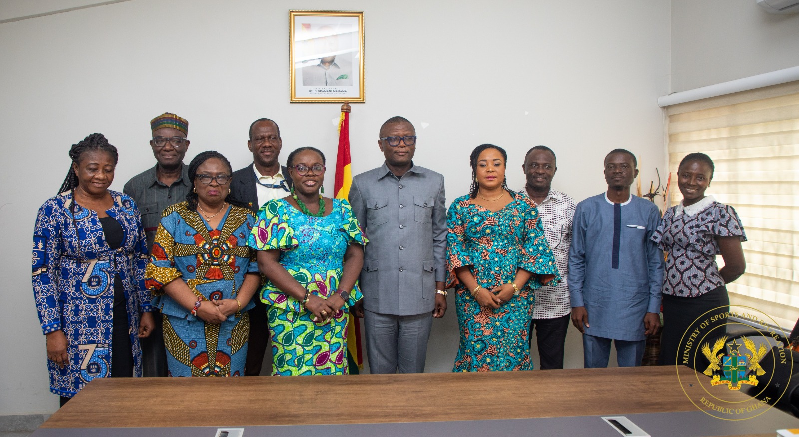 Sports and Recreation Minister welcomes Spanish Ambassador to his office in Accra