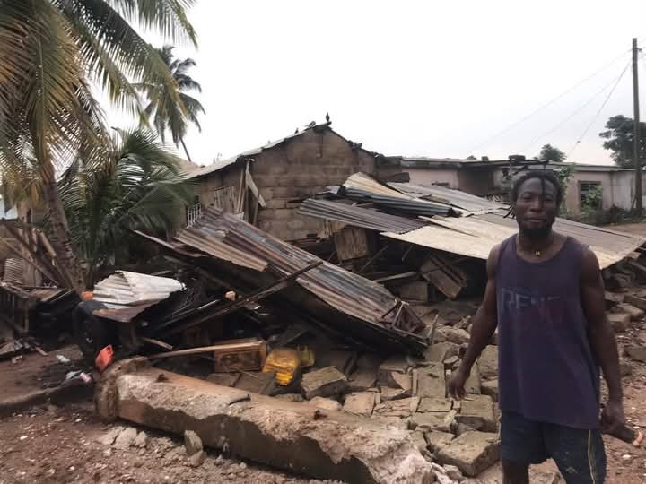 Chief Tanko sympathizes with people of Akatsi over windstorm disaster