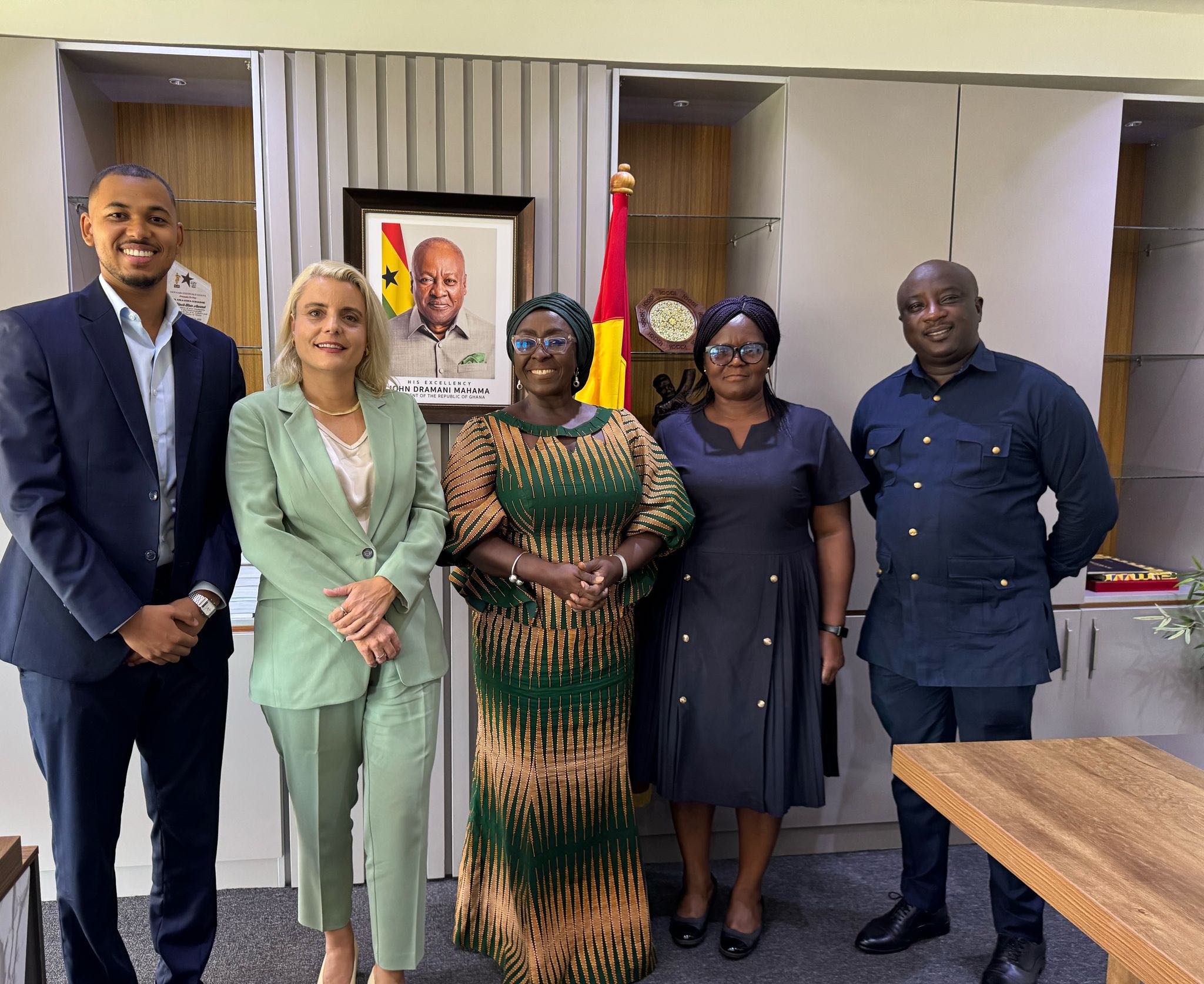 Swiss Ambassador to Ghana calls on Tourism Minister to deepen relations in Culture and Creative Arts