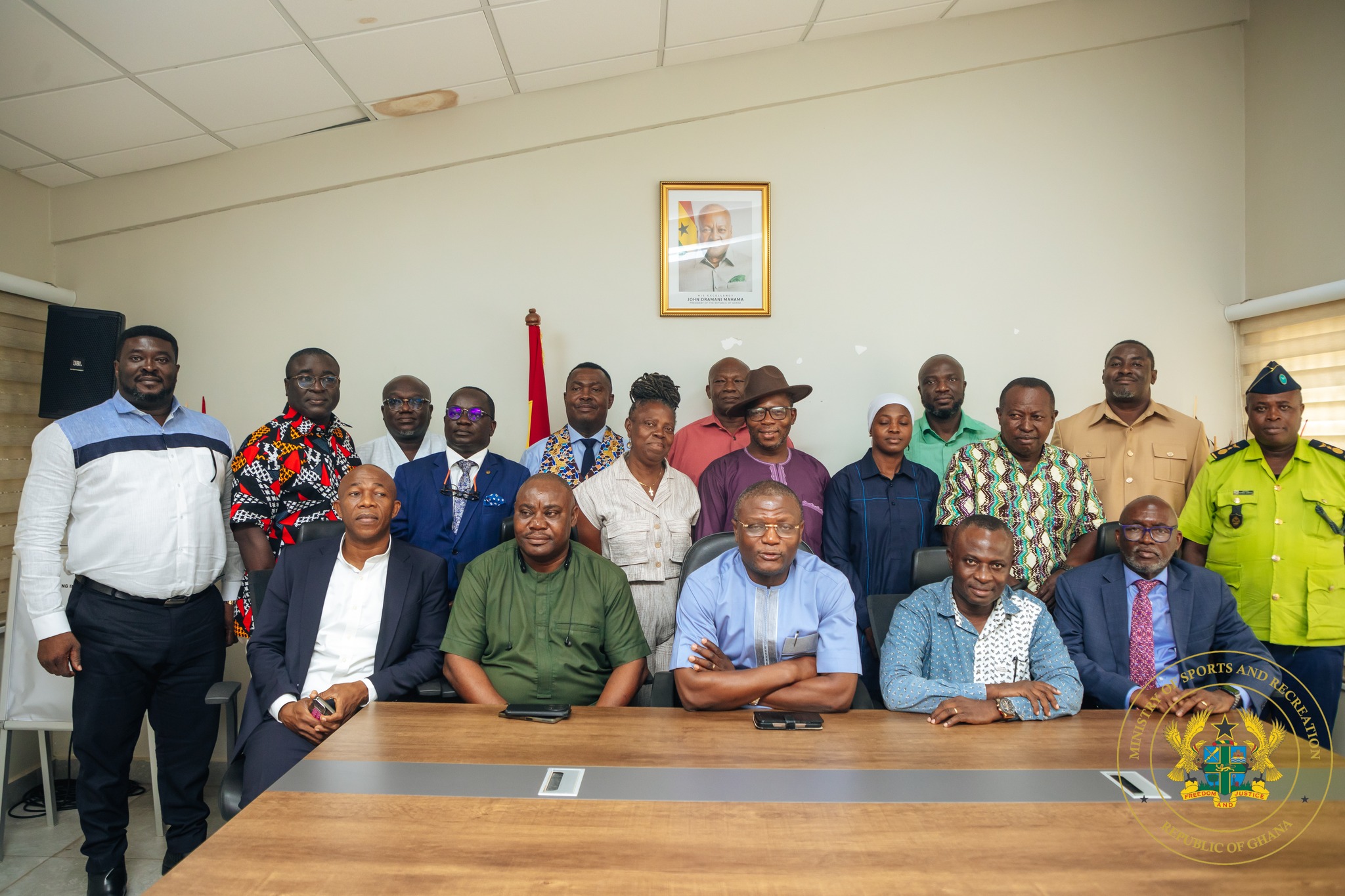 Ghana Olympic Committee pays courtesy call on Minister for Sports and Recreation