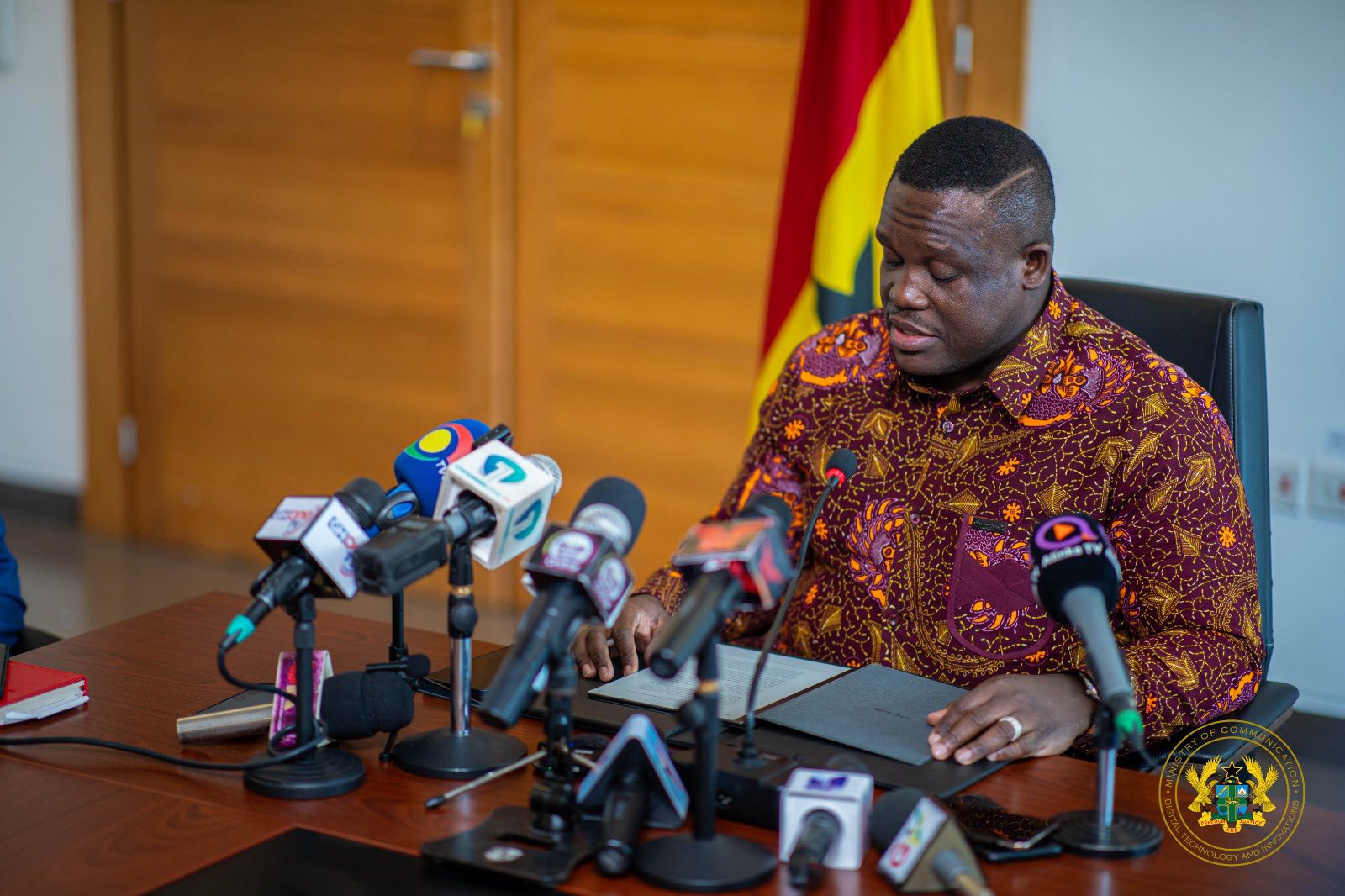 Samuel Nartey George announces 10% increase in data price values effective July 1st