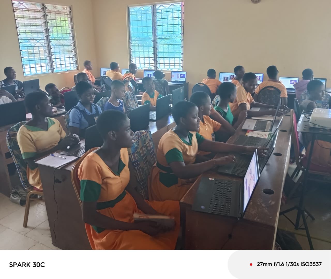 MCE for Ketu North visits Girls in ICT Workshop Centres
