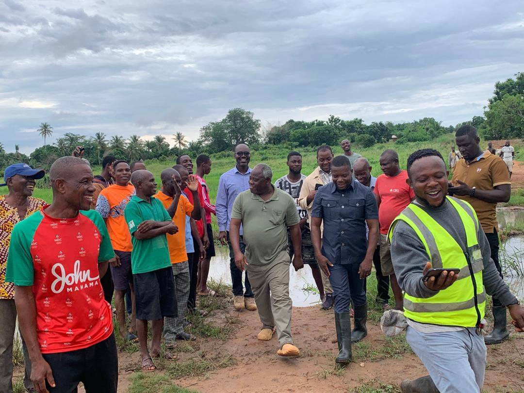 Ketu North MCE commiserates with flood victims at Kporkuve, Agordeke teams with MP for solution