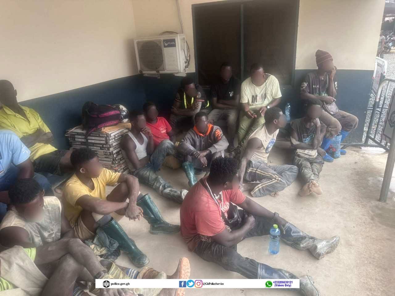 23 Suspects arrested, 64 Chanfang Machines disabled during Police Anti-Galamsey Operations in W/R