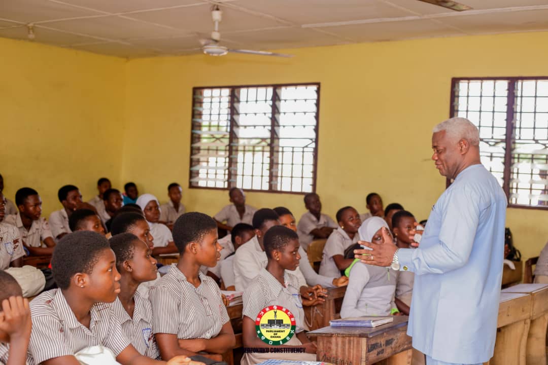Ben Ayiku’s 5th Edition Mock Exams and roofing of Martey Tsuru Basic School