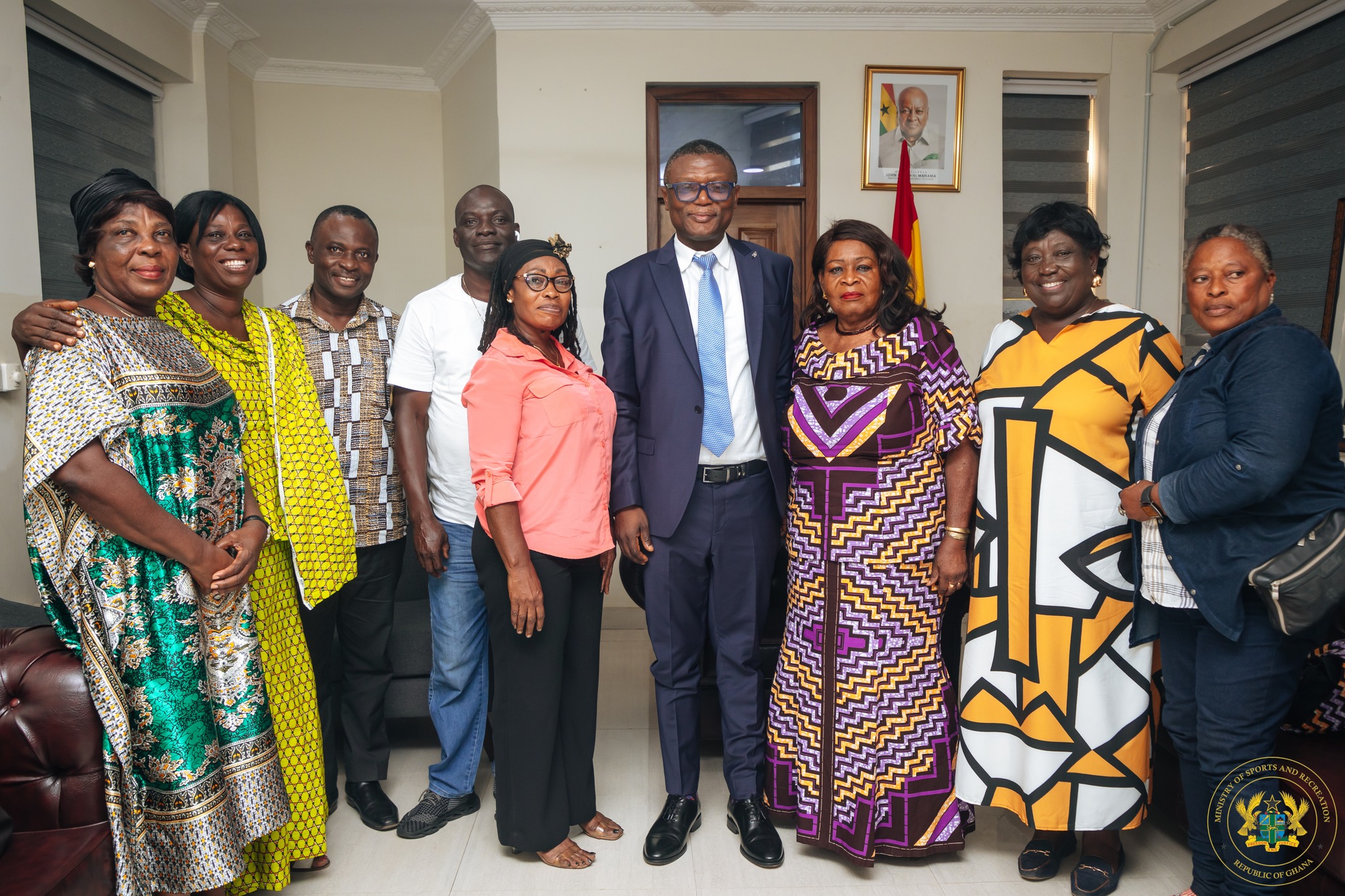 Women’s Sports association in Ghana seeks Minister’s support to promote Women’s participation and Leadership in Sports