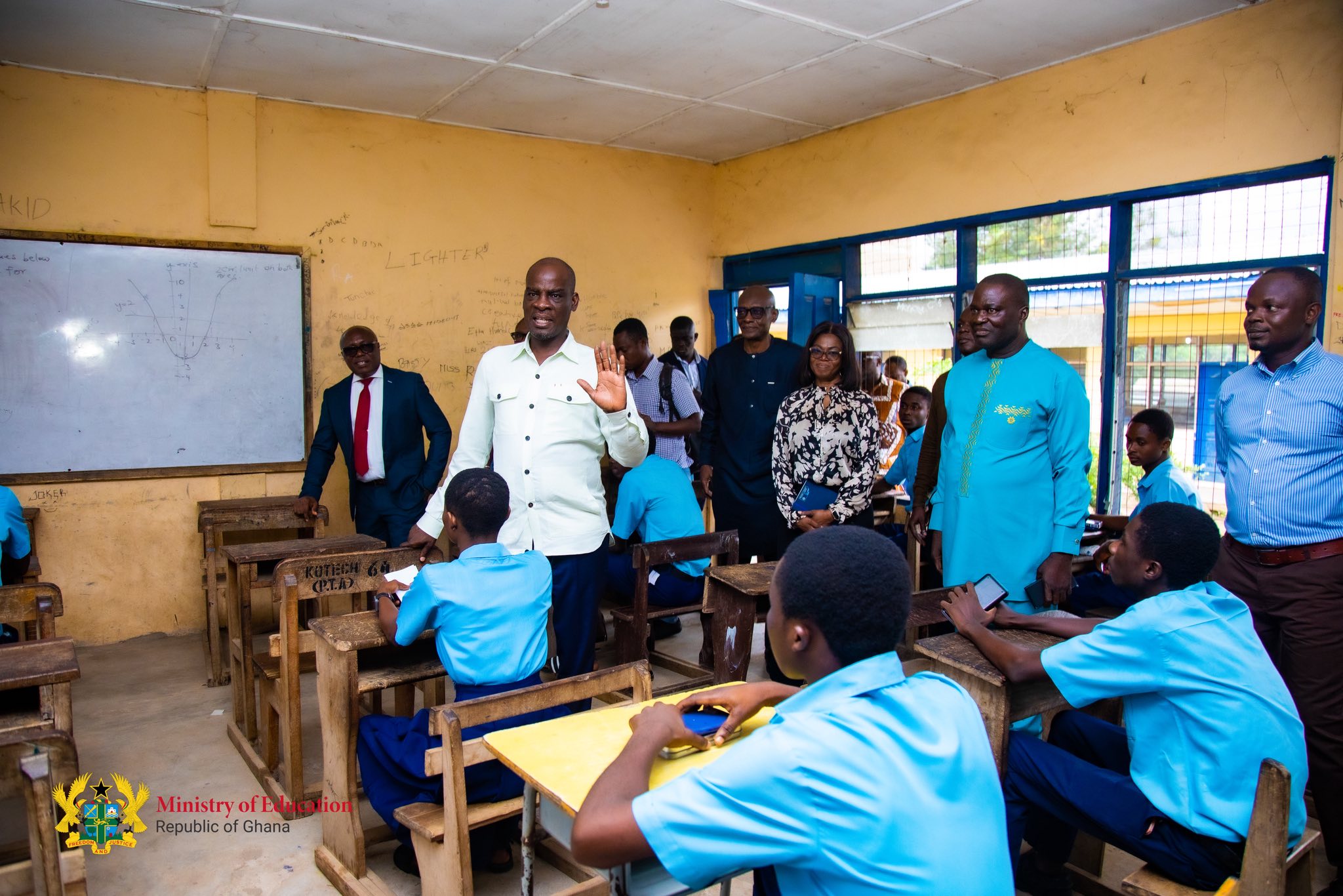 Haruna Iddrisu pays working visit to Koforidua Technical Institute, St. Paul’s Technical Institute in E/R as part of efforts to promote TVET