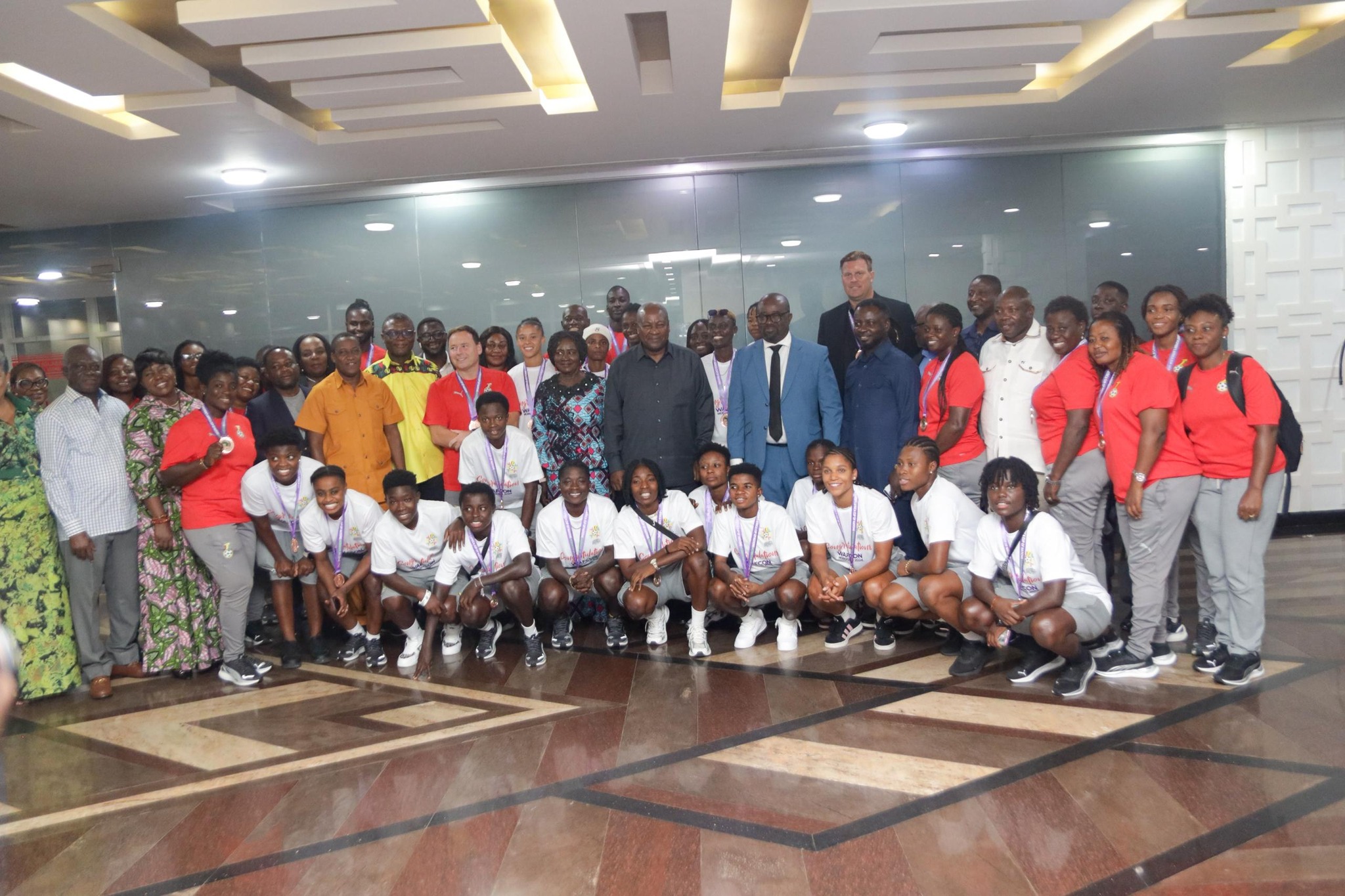 President Mahama congratulates Ghana’s Black Queens on Bronze Medal at WAFCON