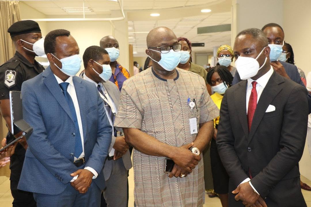Health Minister visits University of Ghana Health Facilities ahead of Parliamentary COVID-19 Briefing