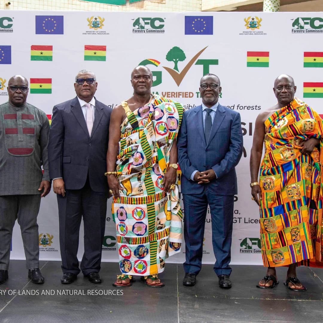 Ghana becomes first African Country to export timber to EU under FLEGT Timber License