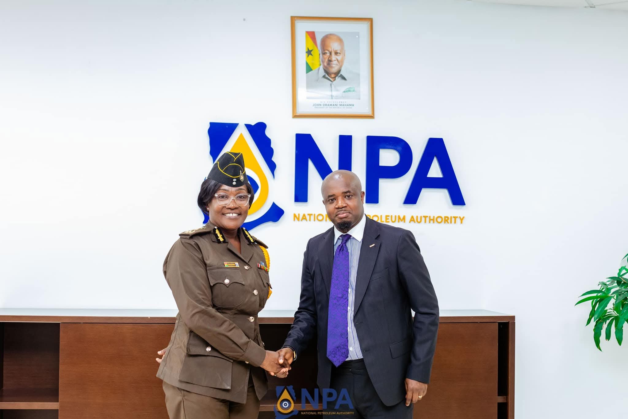Director-General of Ghana Prison Service pays courtesy call on NPA to strengthen collaborations