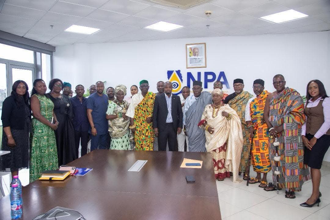 Anlo Chiefs led by Torgbi Agbesi Awusu II pay courtesy call on NPA Chief Executive