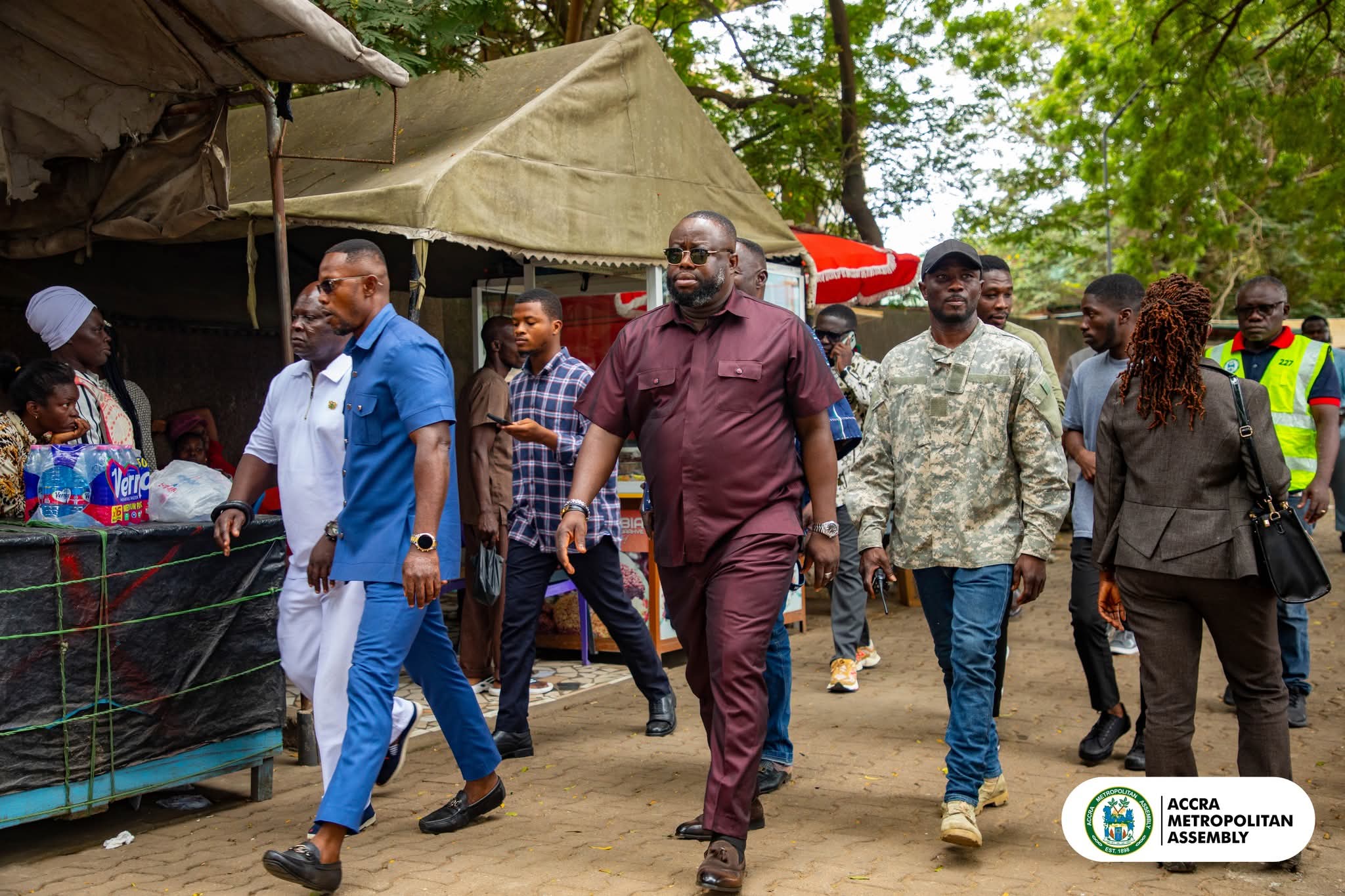 Accra Mayor directs traders along Korle Bu stretch to relocate to market by Wednesday, August 27