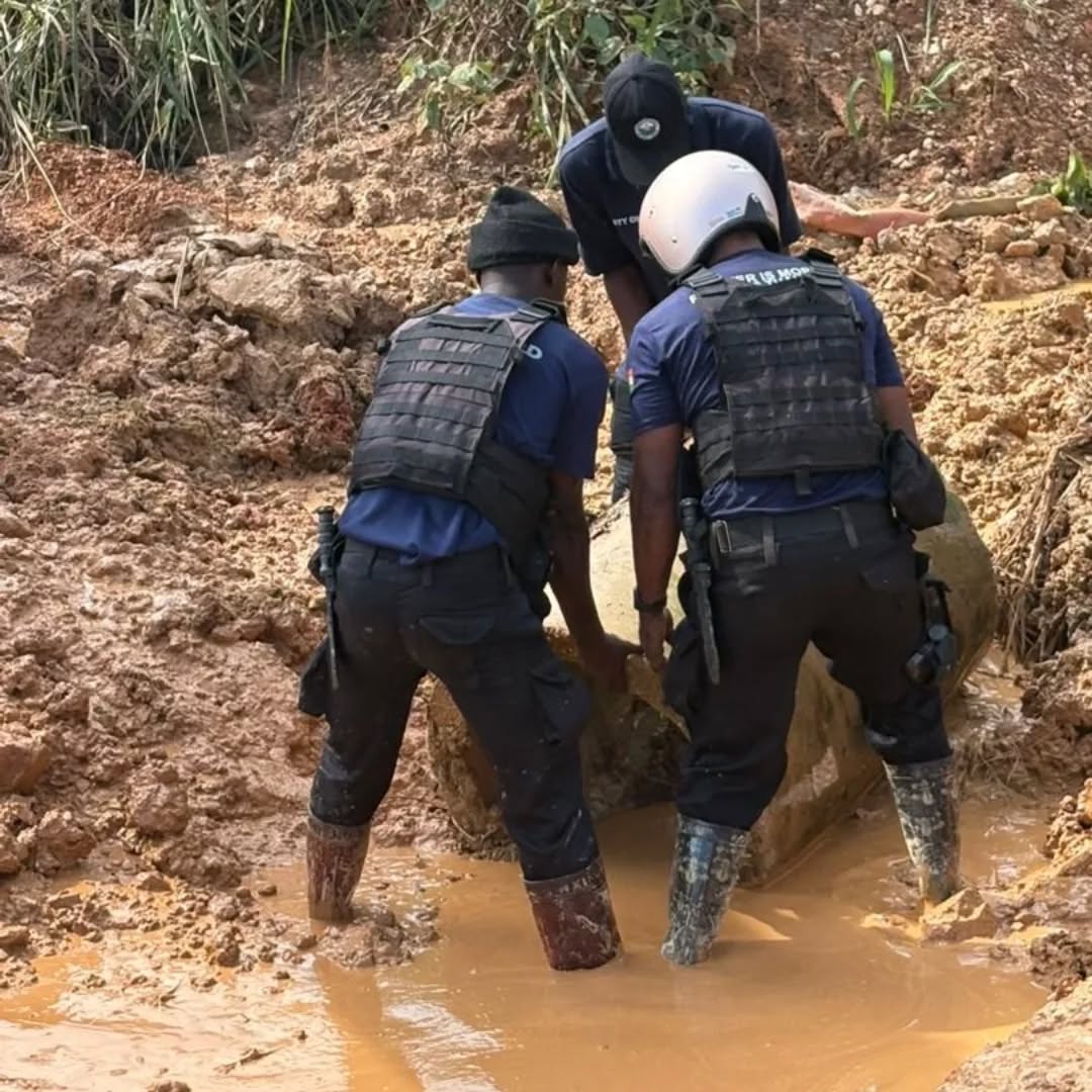Blue Water Guards Crack Down on Illegal Mining in Wassa Amenfi East