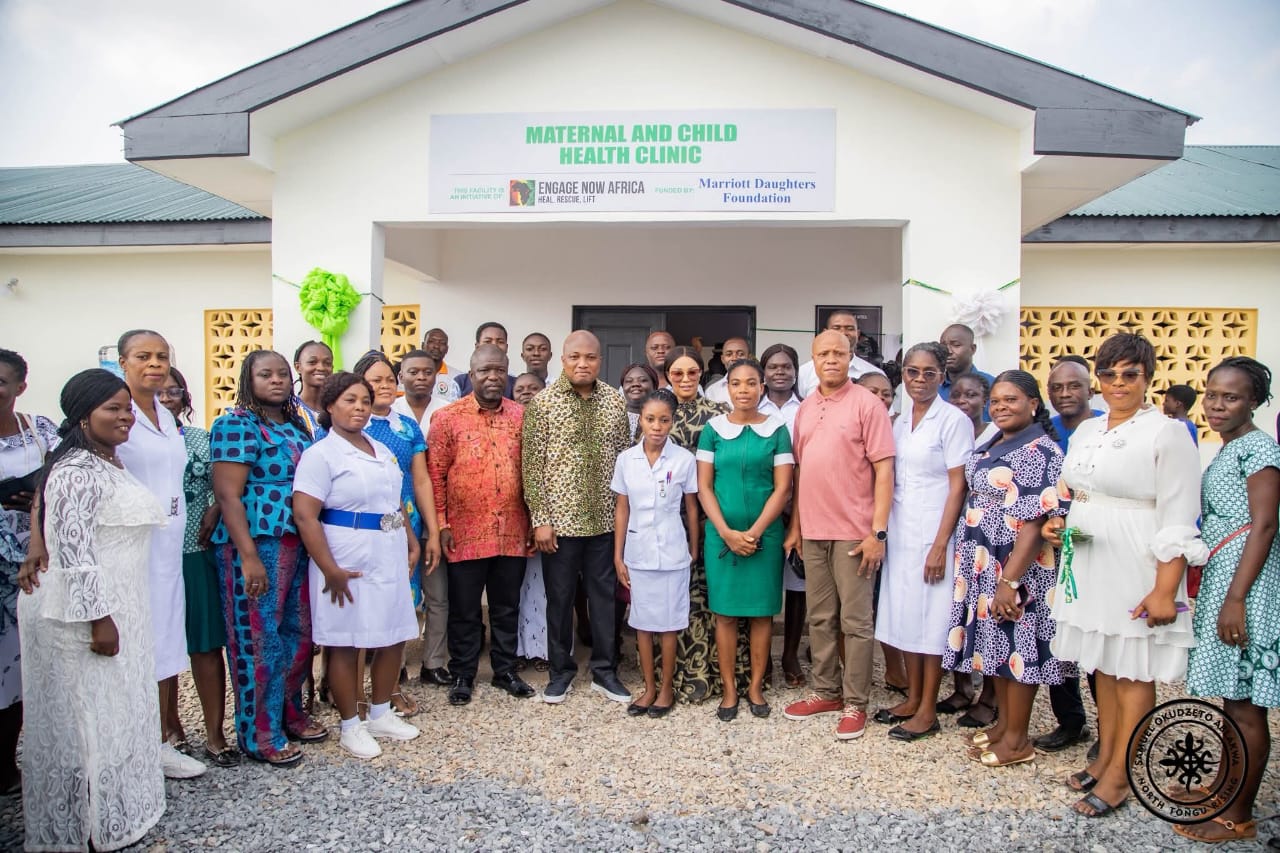 North Tongu MP embarks 6 Major Projects, commissions 3,000 capacity new Maternal, Child Health Clinic