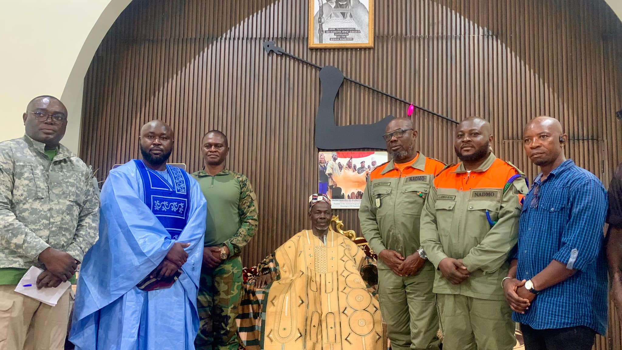 NADMO Boss pays courtesy call Savannah Regional Minister as part of his working visit to the Region