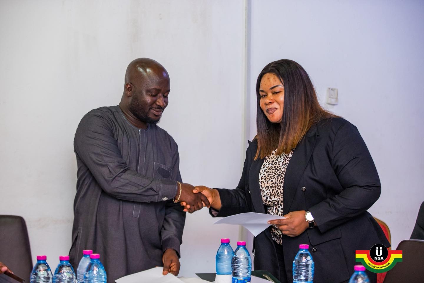 Ruth Dela Seddoh takes office as Director-General of National Service Authority, Donkor Fuseni now DDG, Finance & Administration