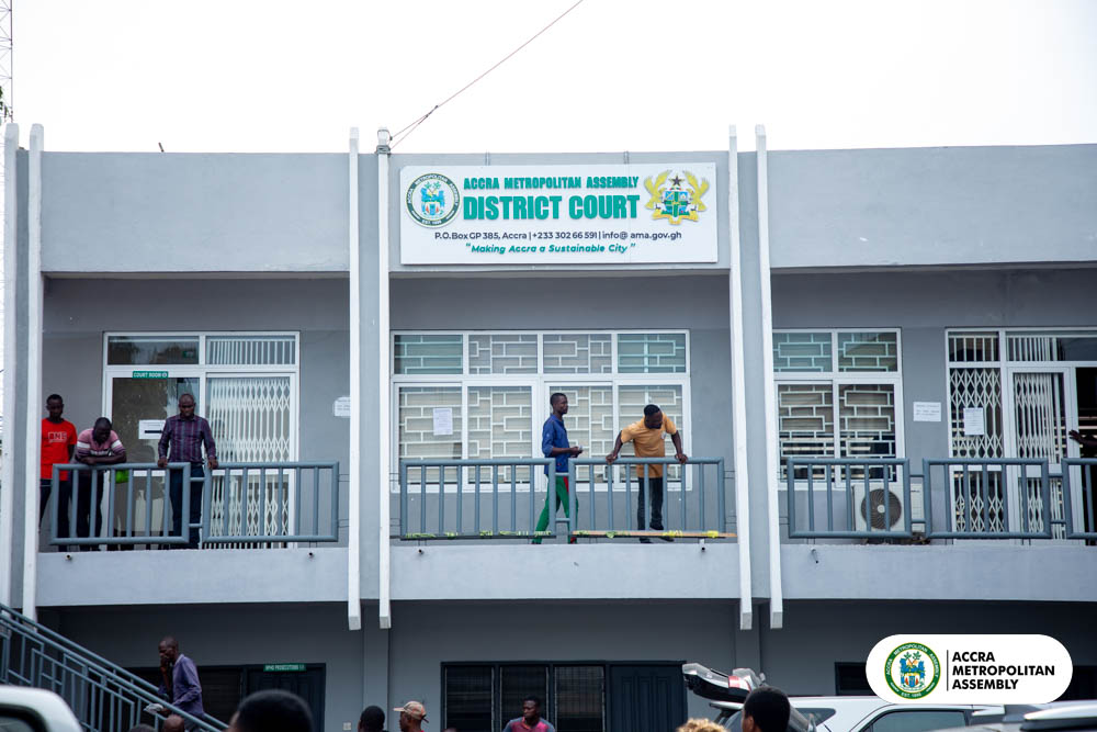 AMA Sanitation Court fines 21 traders for violating sanitation, public order regulations at Agbogbloshie Market