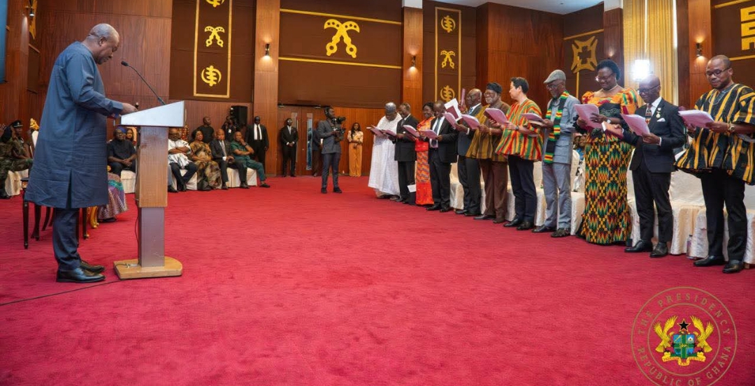 President John Dramani Mahama commissions eleven new envoys