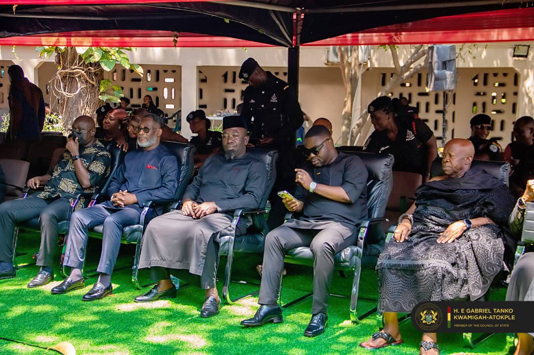 Edward Doe Adjaho leads Council of State Members to pay solemn courtesy call on family of the late Former First Lady