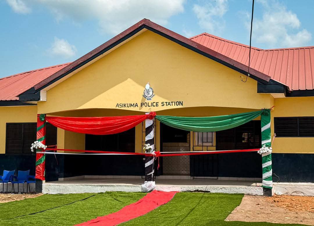 Asuogyaman MP commissions new Police Station and 12-Seater Toilet Facility