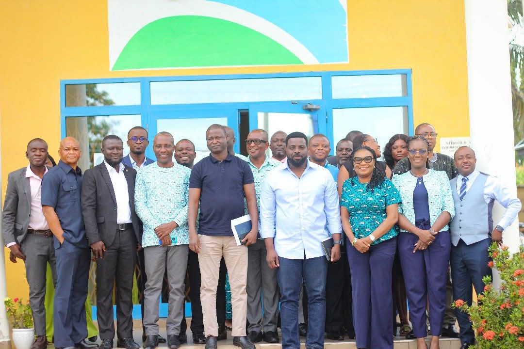 NHIA Deputy CEO Dr. Senanu Kwesi Djokoto Visits Volta Regional Office