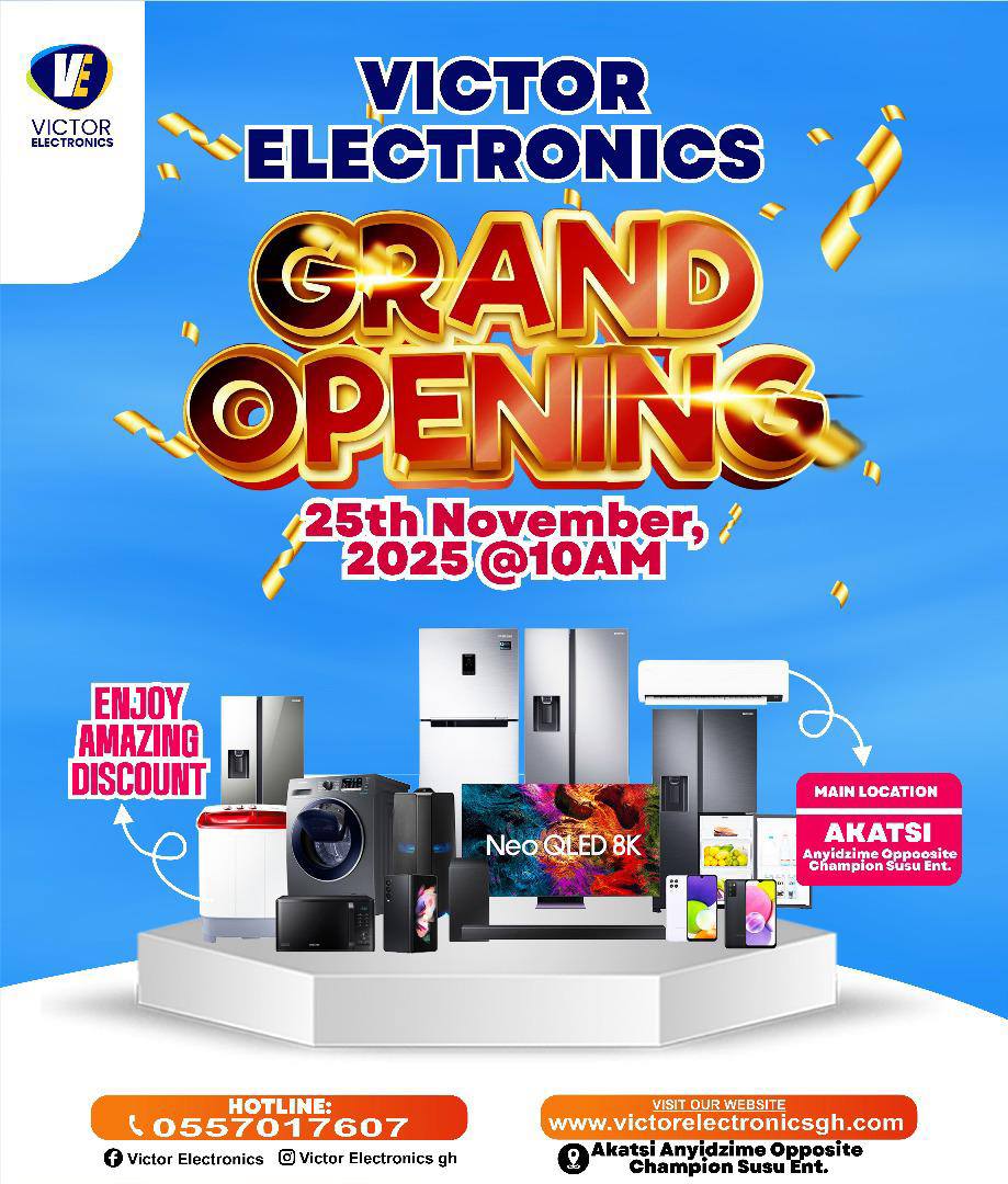Victor Electronics announces Grand Opening of 10th Branch in Akatsi with exclusive offers