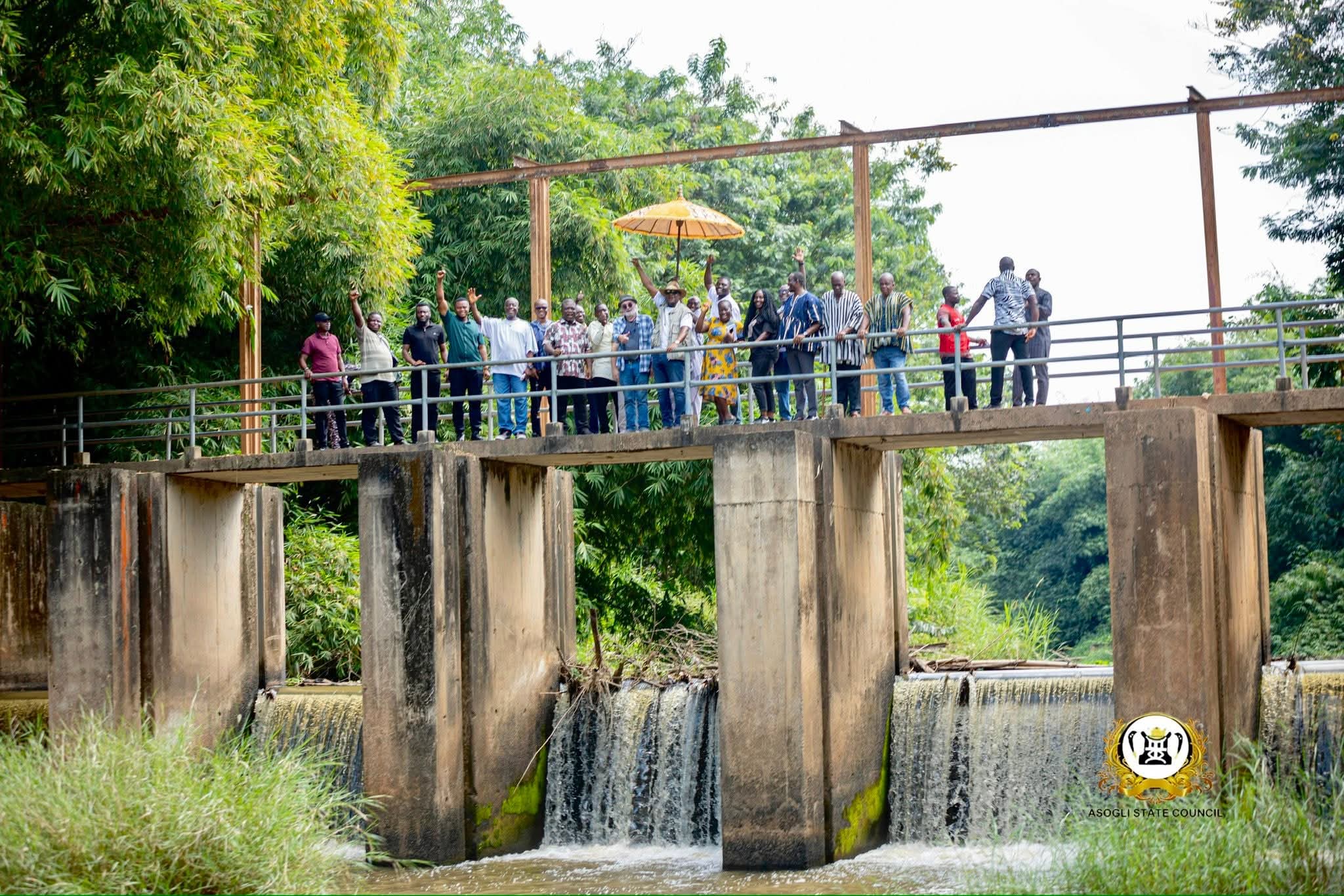 Togbe Afede leads delegation to revive Hohoe Hydropower Project