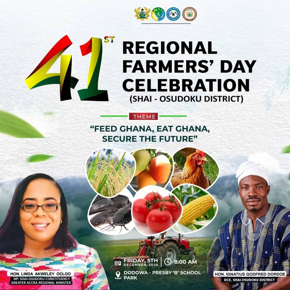 Shai–Osudoku District hosts 41st Regional Farmer’s Day Celebration