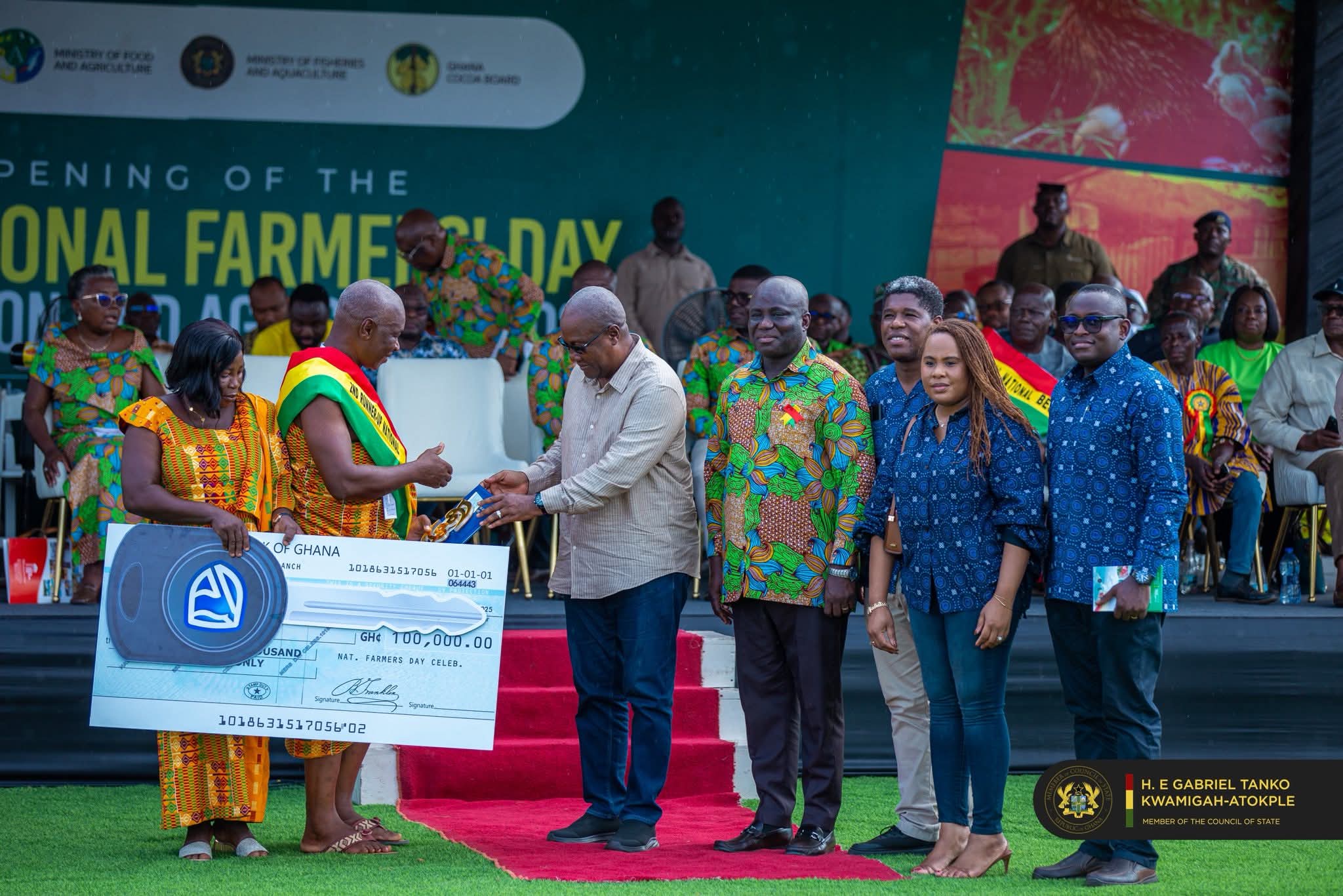 2025 Best Farmer takes home Top Prize: GH¢1.2 Million, Tractor, and Equipment