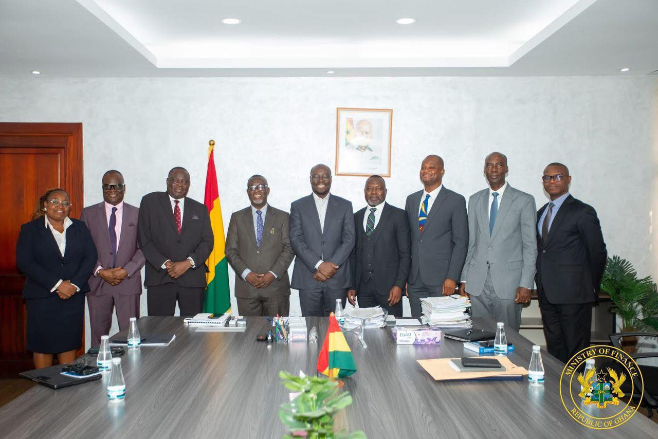 Chief Justice Pays Courtesy Call on Finance Minister