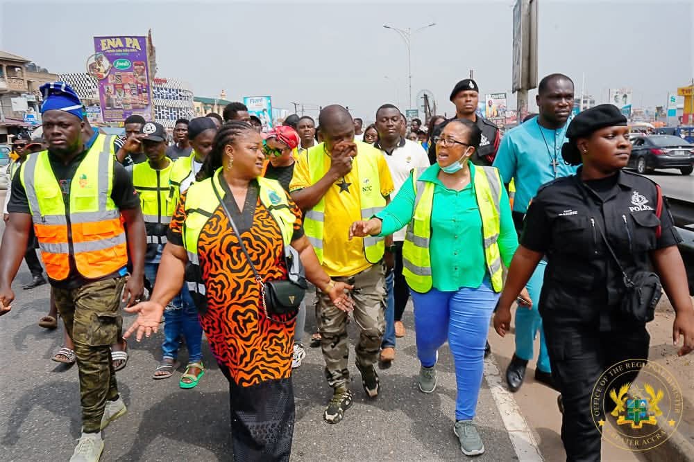 Greater Accra Region Sanitation gets better as Minister Ocloo Inspects Municipalities