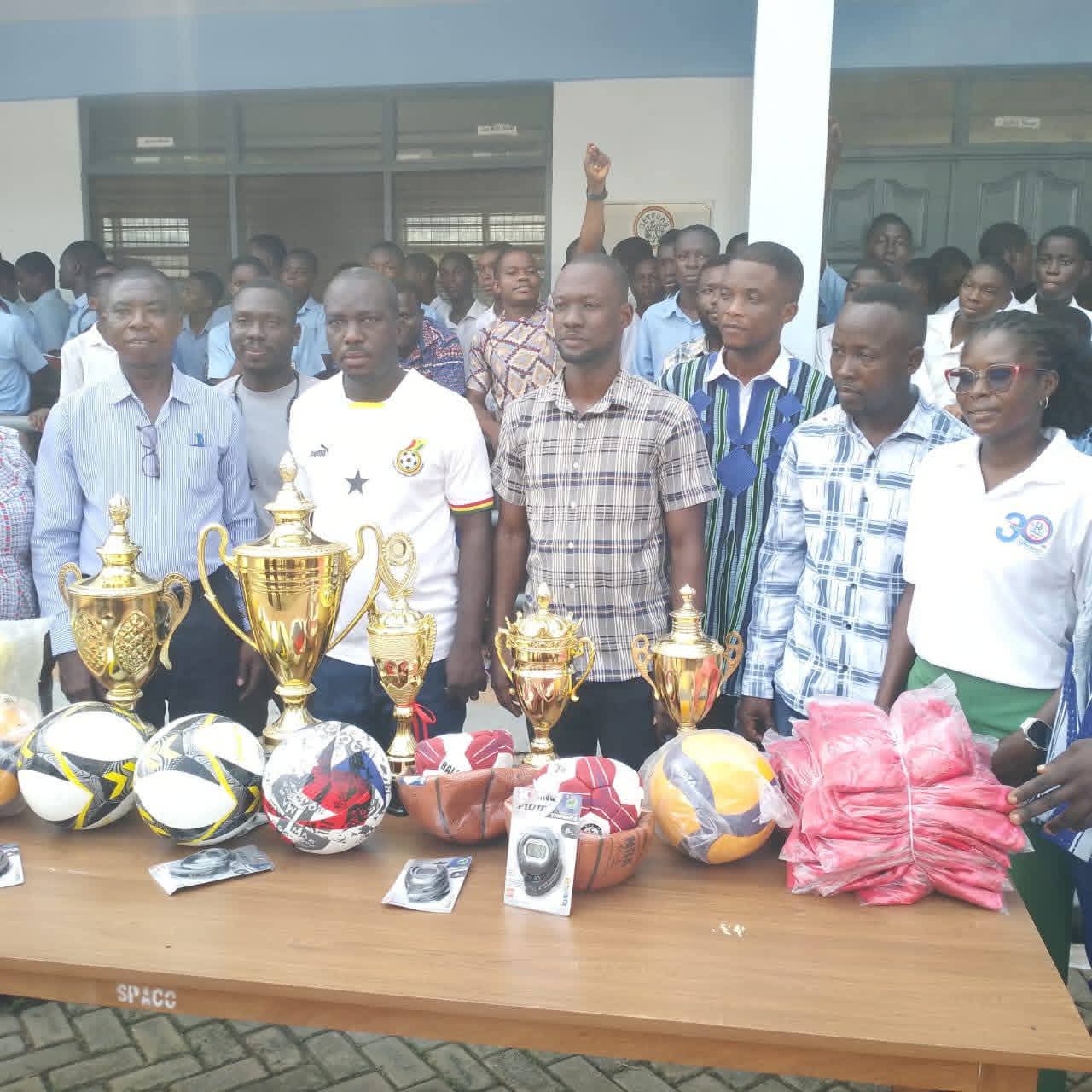 Philanthropist Torgbui Tenuvi boosts SHS Sports in Ketu South with massive donation