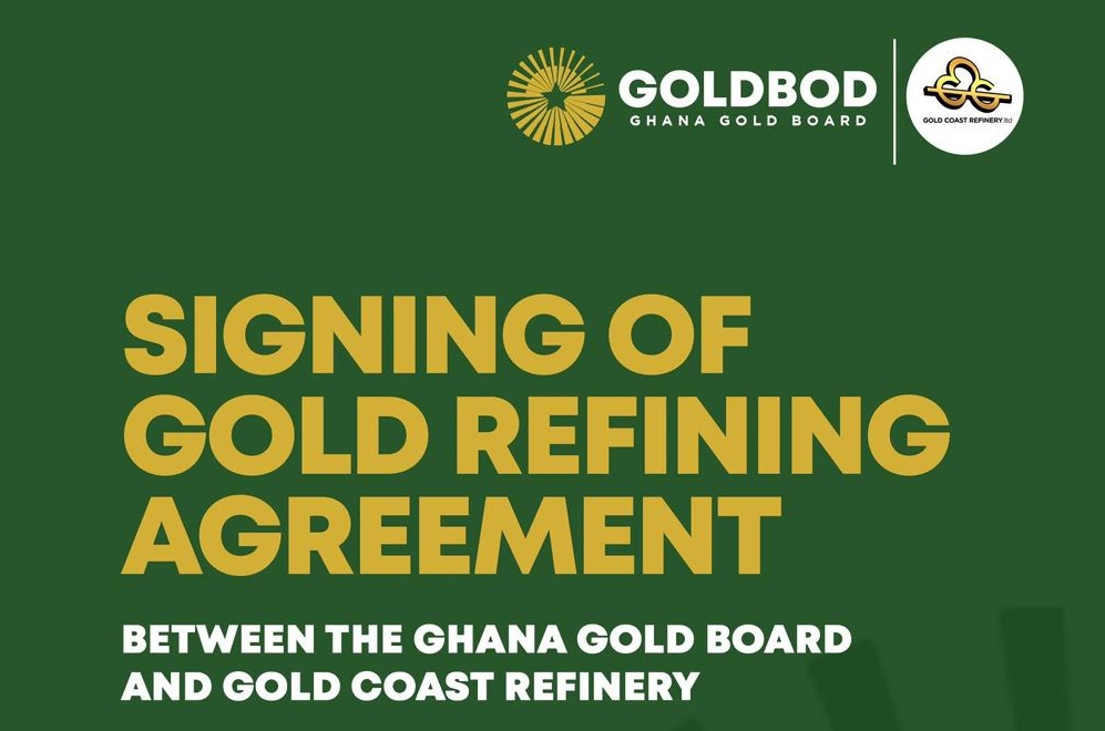 Gold Board to sign partnership agreement with Gold Coast Refinery for industrialization drive