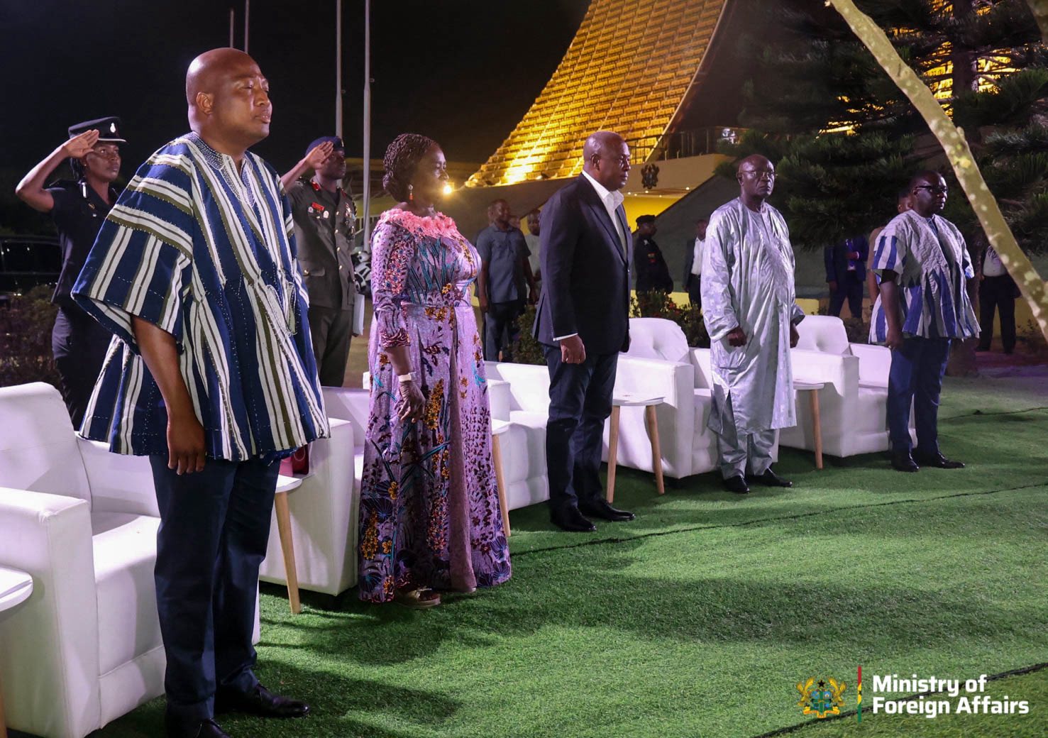 President John Dramani Mahama exchanges new year greetings with Diplomatic Corps