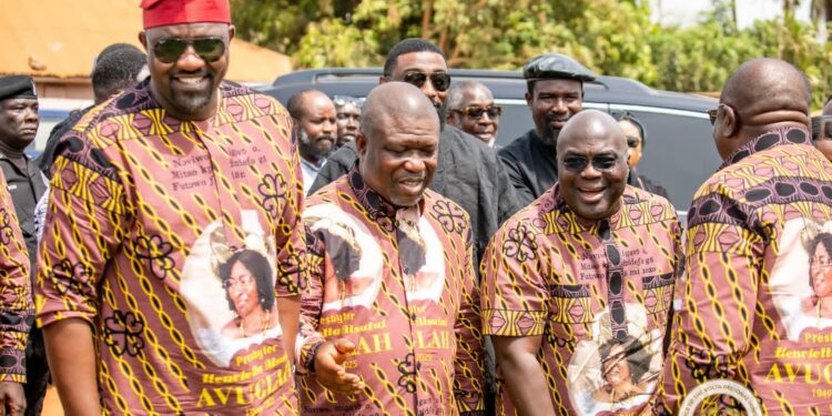 Chief of Staff Julius Debrah leads the Presidency to mourn with Kwame Dzudzorli Gakpey