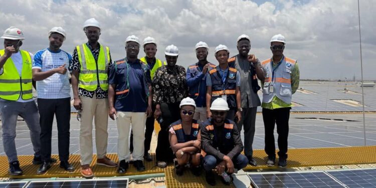 Energy Commission Inspects Africa’s Largest Rooftop Solar Plant in Ghana