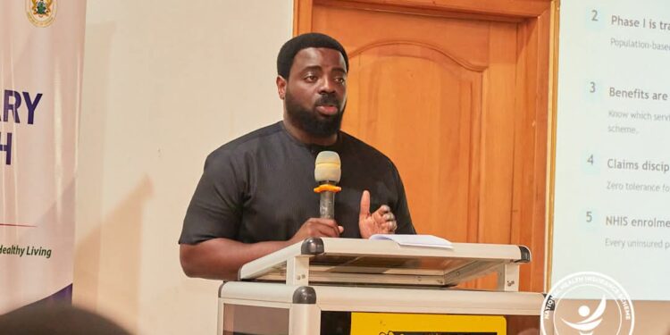 NHIA Deputy CEO, rallies Staff as FPHC Sensitisat