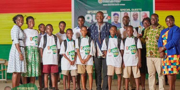 Kpando MP celebrates Winners of Inaugural Inter-School Quiz and Reading Competition