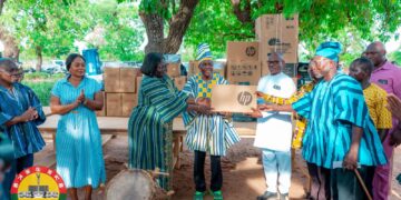 Speaker Bagbin donates assorted Items to boost Teaching and Learning at Sombo SHS