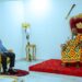 Prez Mahama pays courtesy call on Awoemefia during Volta Tour