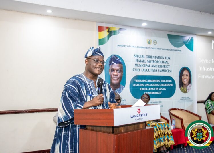 Orientation for Female MMDCEs: Local Gov’t Minister tasks Women Leaders to act as change Agents