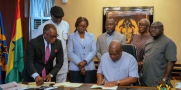 President Mahama signs five bills into law