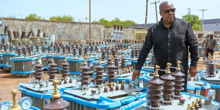 Mahama to Ghanaians: New Transformers Key to Reliable Power