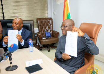 Tax Compliance: Minister files returns, urges Ghanaians to Pay for Development