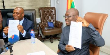 Tax Compliance: Minister files returns, urges Ghanaians to Pay for Development