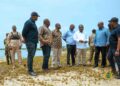 Prez Mahama visits Fuveme to assess Tidal Wave Devastation